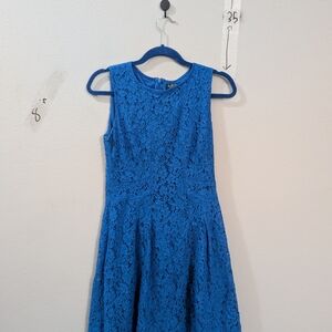 Ralph Lauren Dress in Vibrant Blue Lace